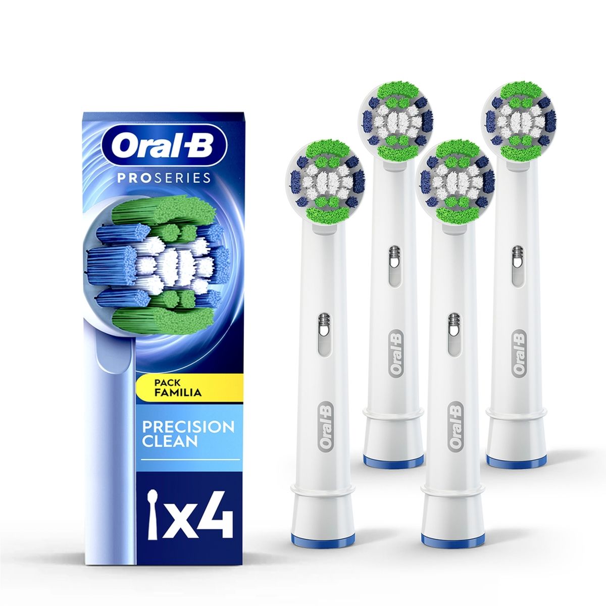 ORAL B - Cabezal de Repuesto Precision Clean para Cepillo Eléctrico Oral B Empaque 4 Und