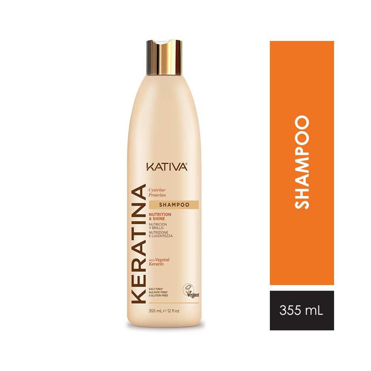 KATIVA - Shampoo Kativa Cysteine Proteins Envase 355 mL