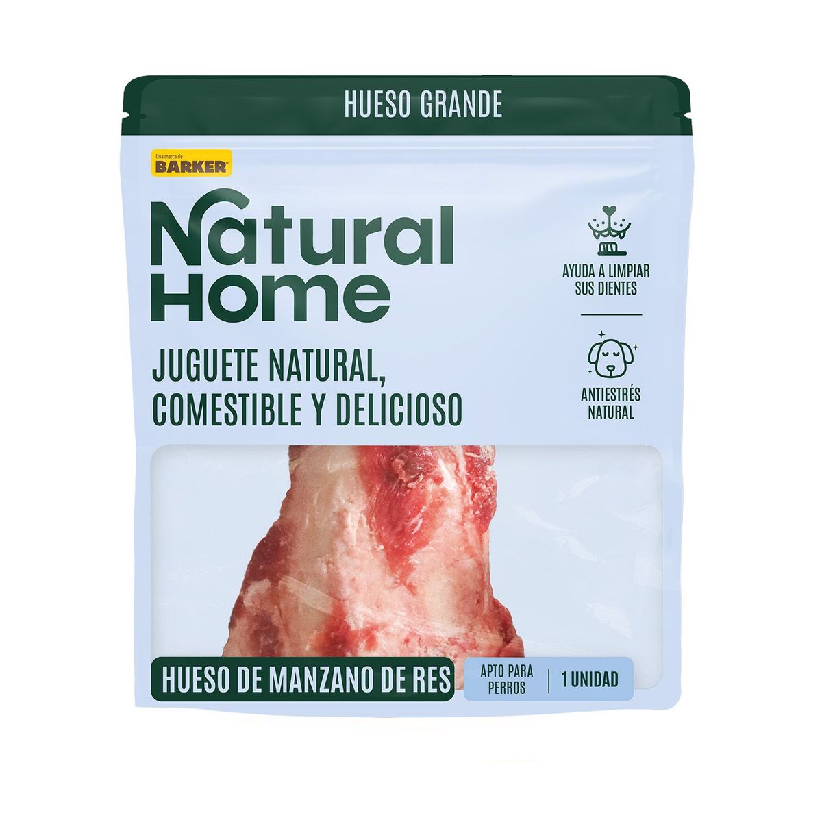 NATURAL HOME - Hueso Recreativo Natural Home Grande Empaque 1 Und