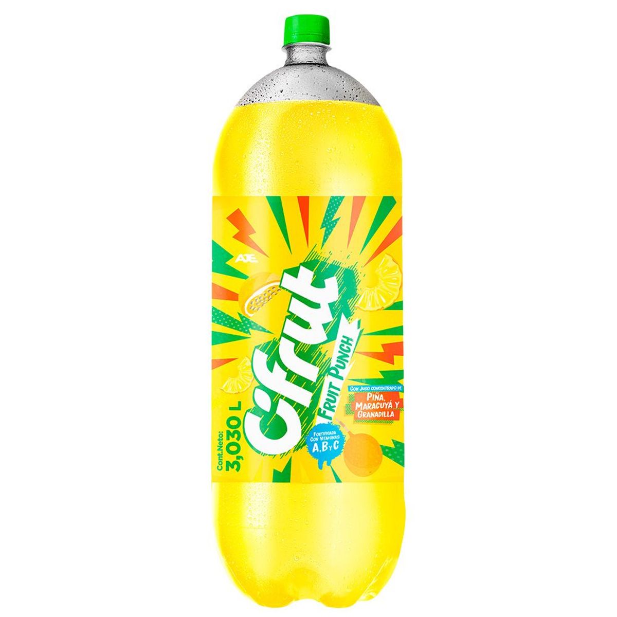 CIFRUT - Bebida Cifrut Fruit Punch Botella 3.03 L