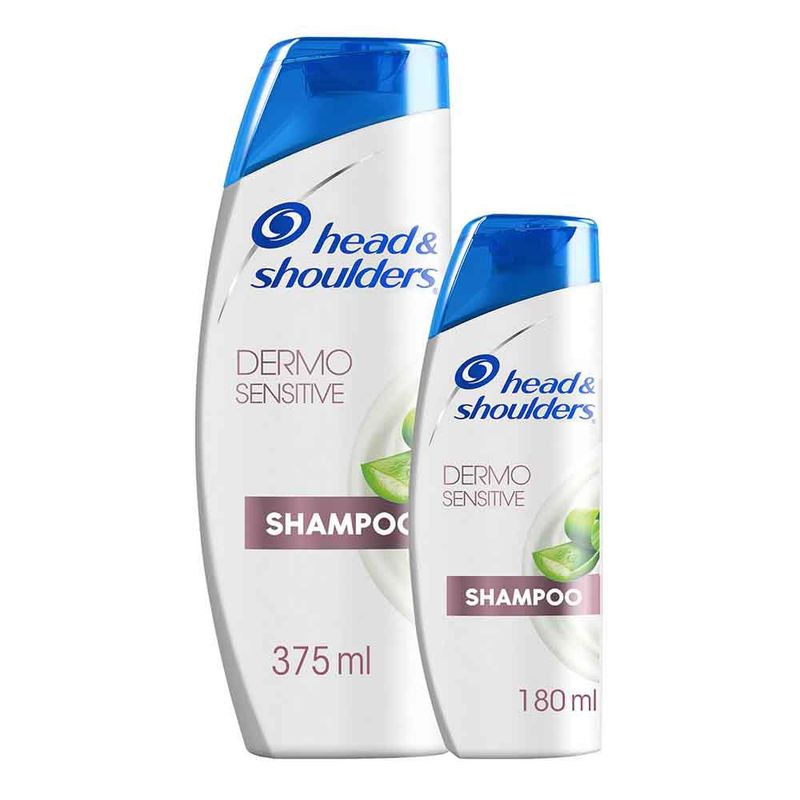 HEAD & SHOULDERS - Shampoo Head & Shoulders Dermo Sensitive Pack 2 Botella 375 mL + 180 mL