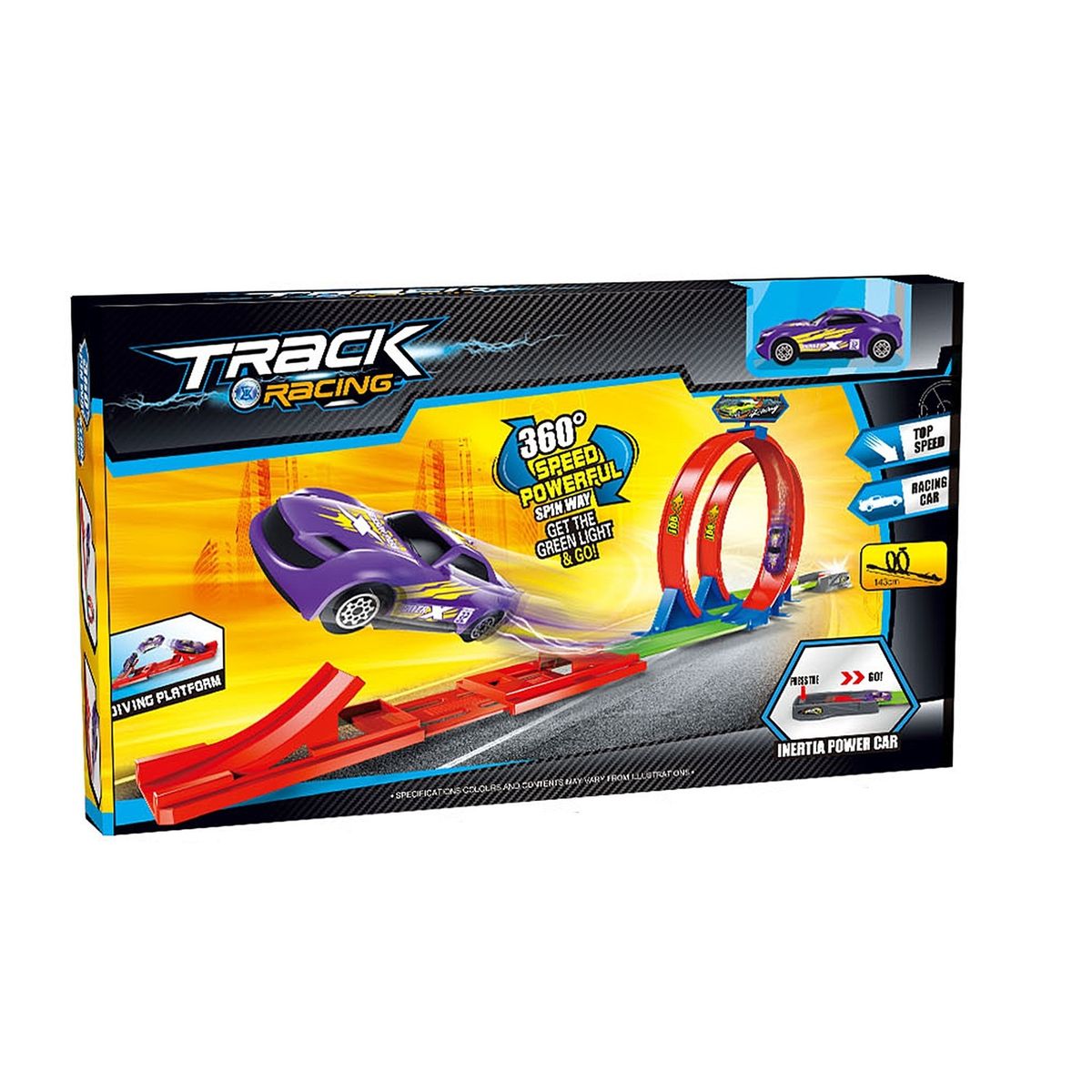 TRACK LAUNCH - Pista de Autos Doble Curva