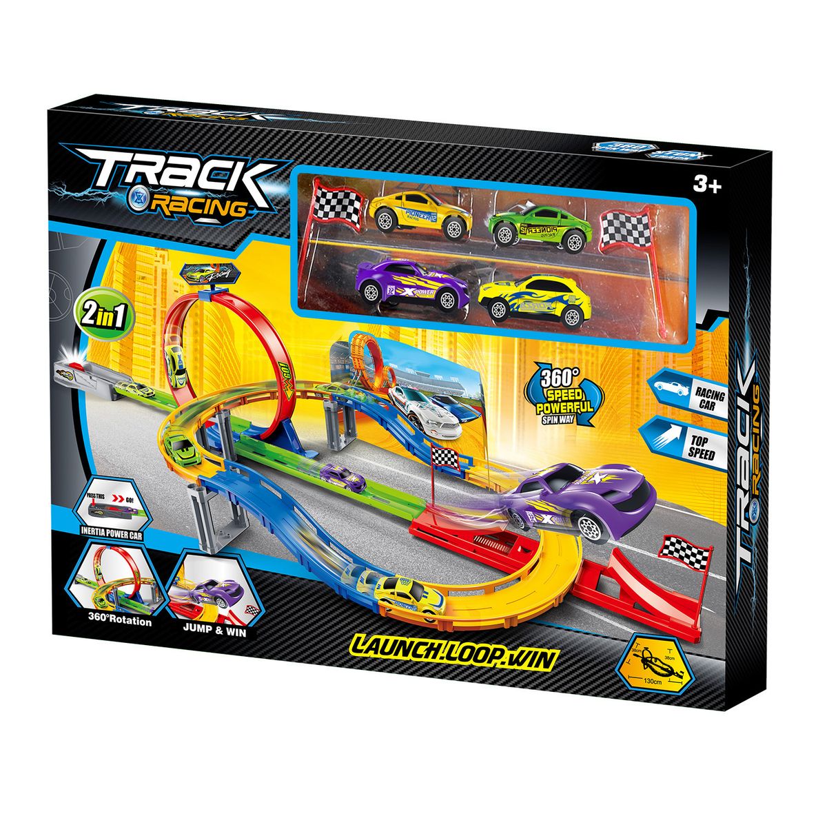 TRACK LAUNCH - Pista de Autos Colores