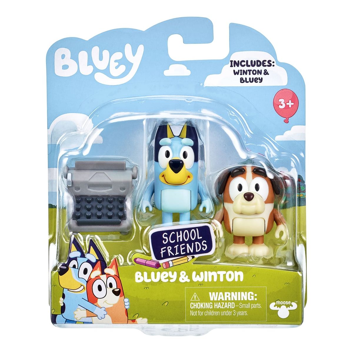 BLUEY - Pack x2 Figuras Bluey Serie 8 Asst Bluey