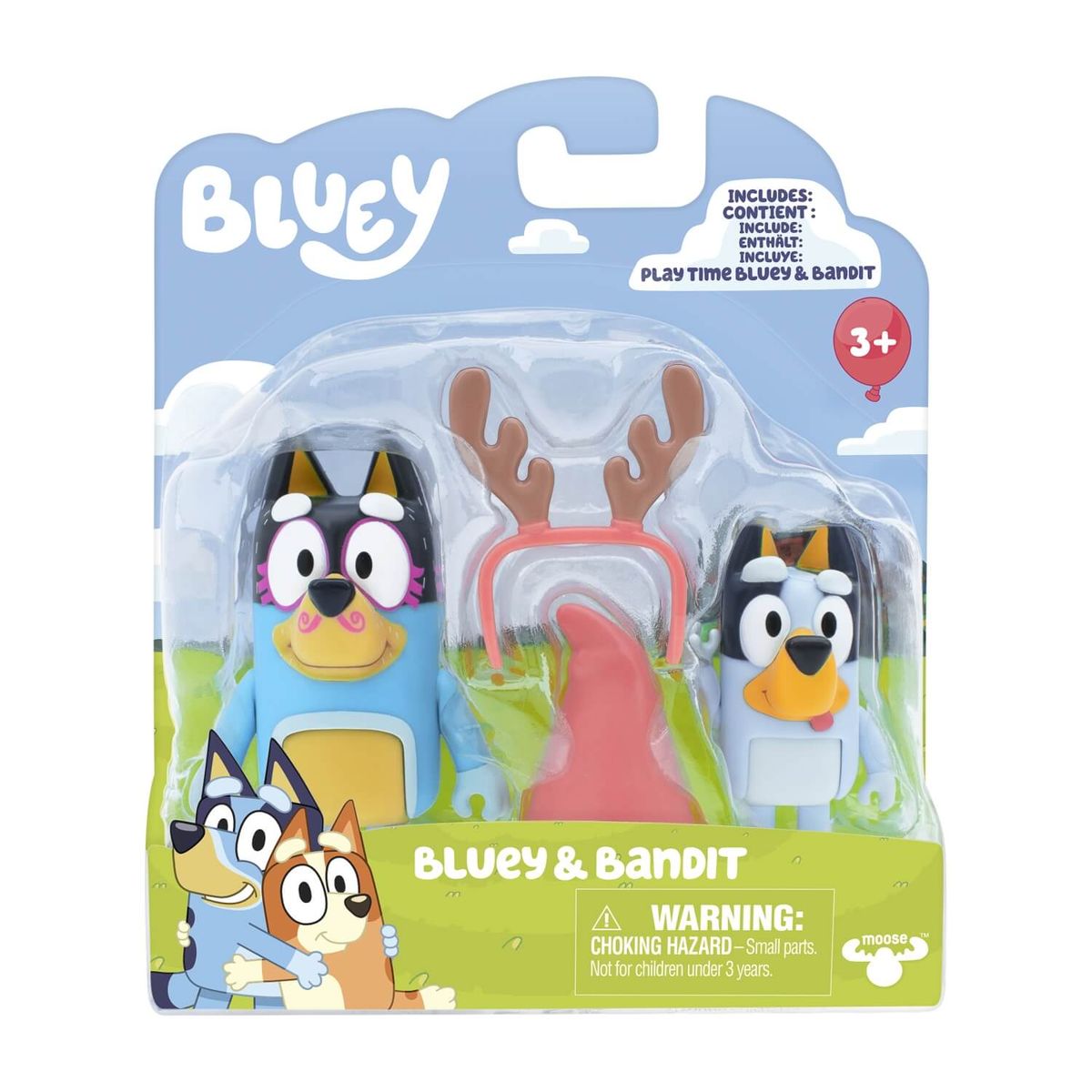 BLUEY - Pack x2 Figuras Bluey Serie 8 Asst Bluey