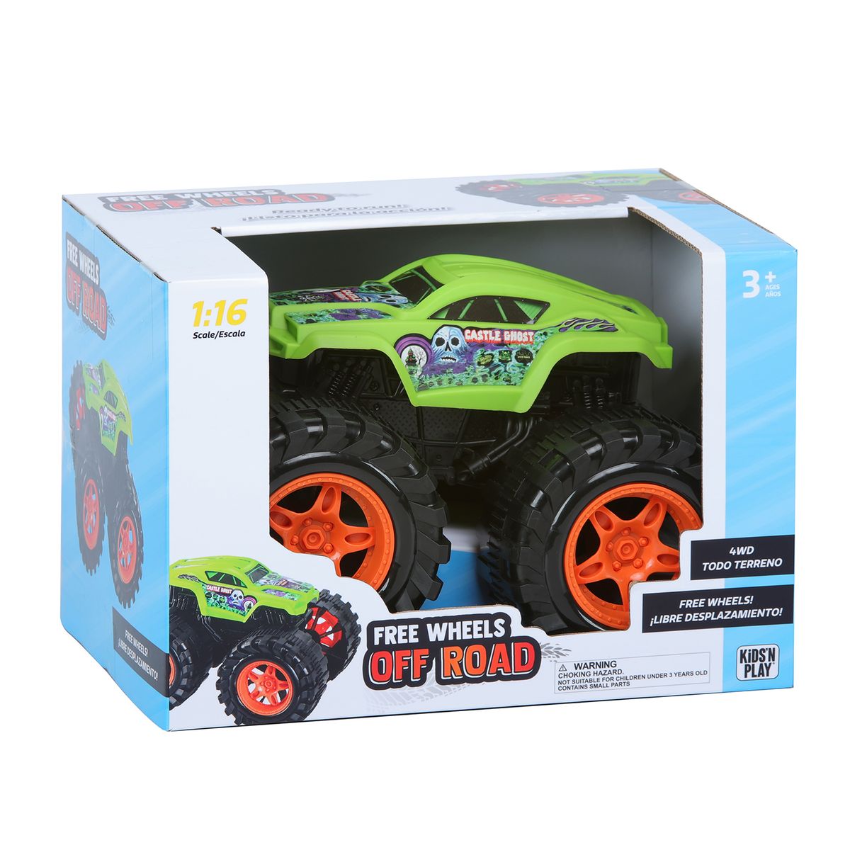SHEN HUA - Carro a Control Remoto Furious Monster Truck 1:16