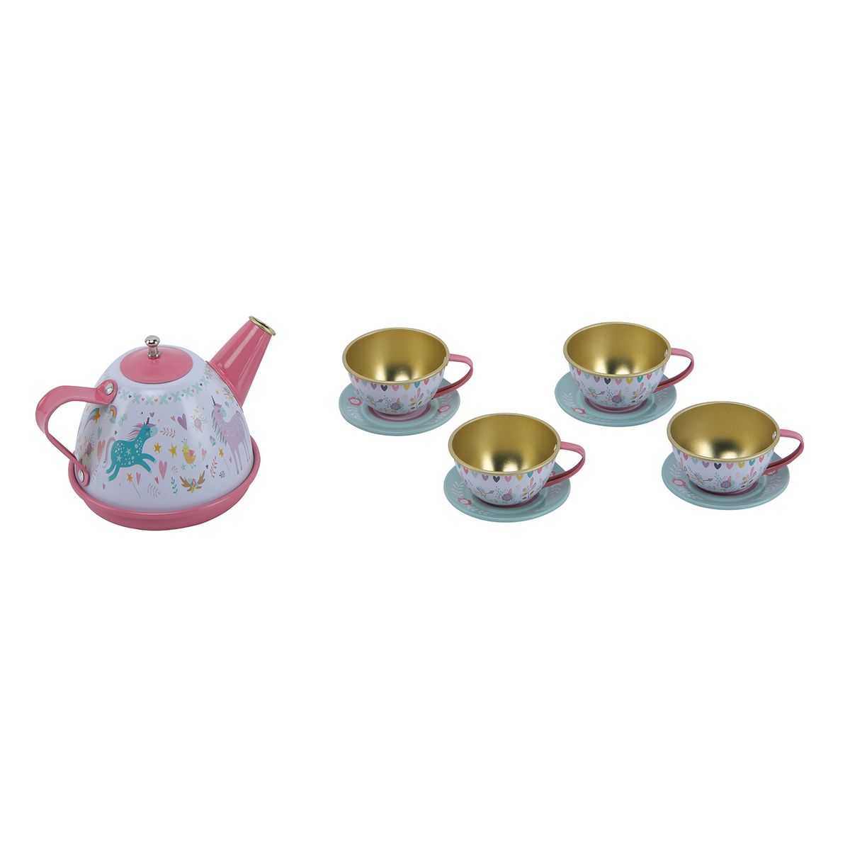 SHEN HUA - Set de Té Metálico 10 Pzas