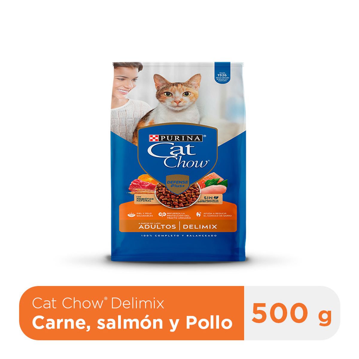 CAT CHOW - Alimento Seco Gatos Adultos Cat Chow Deli Mix Bolsa 500 g