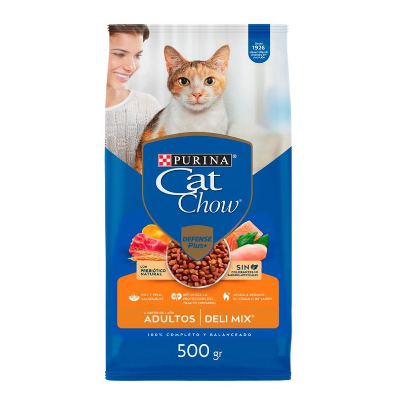 CAT CHOW - Alimento Seco Cat Chow Deli Mix Adulto x 500 g
