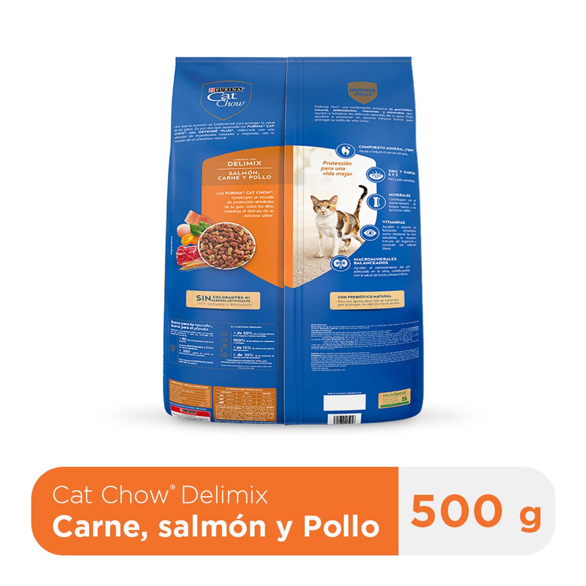CAT CHOW - Alimento Seco Gatos Adultos Cat Chow Deli Mix Bolsa 500 g