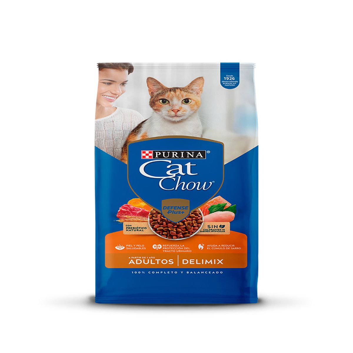 CAT CHOW - Alimento Seco Gatos Adultos Cat Chow Deli Mix Bolsa 500 g