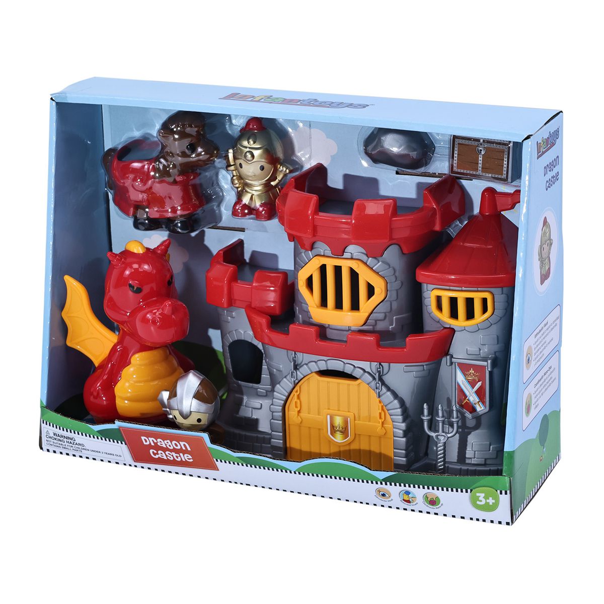 INFANT TOYS - Set Castillo Rojo 8 Pzas