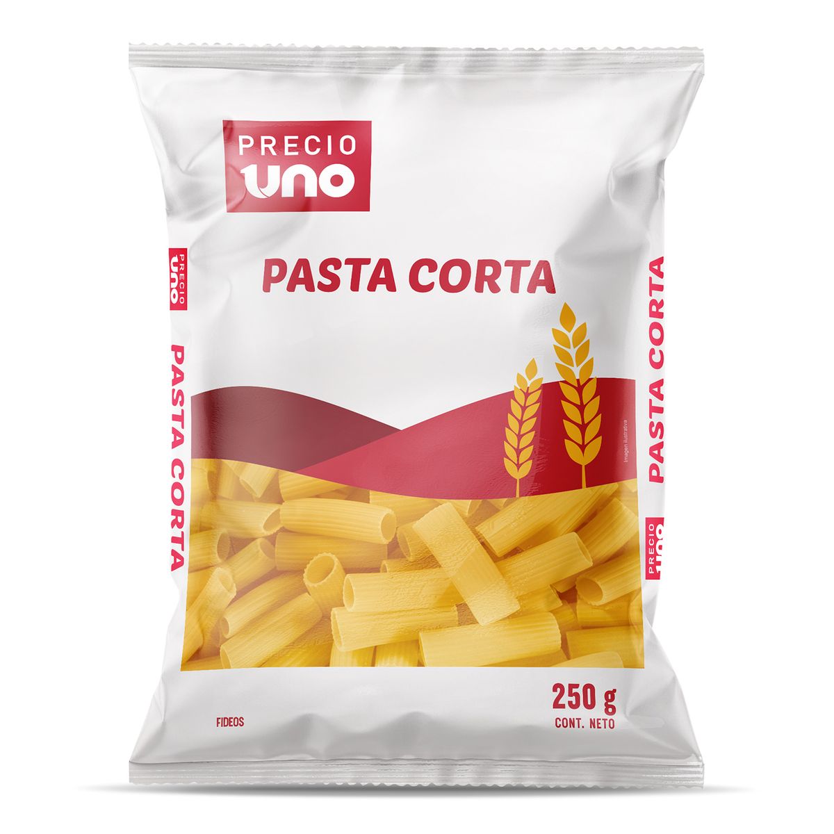 PRECIO UNO - Rigatoni Precio Uno Bolsa 250 g