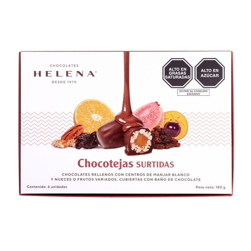 HELENA - Caja Chocotejas Surtidas Helena x 180 g