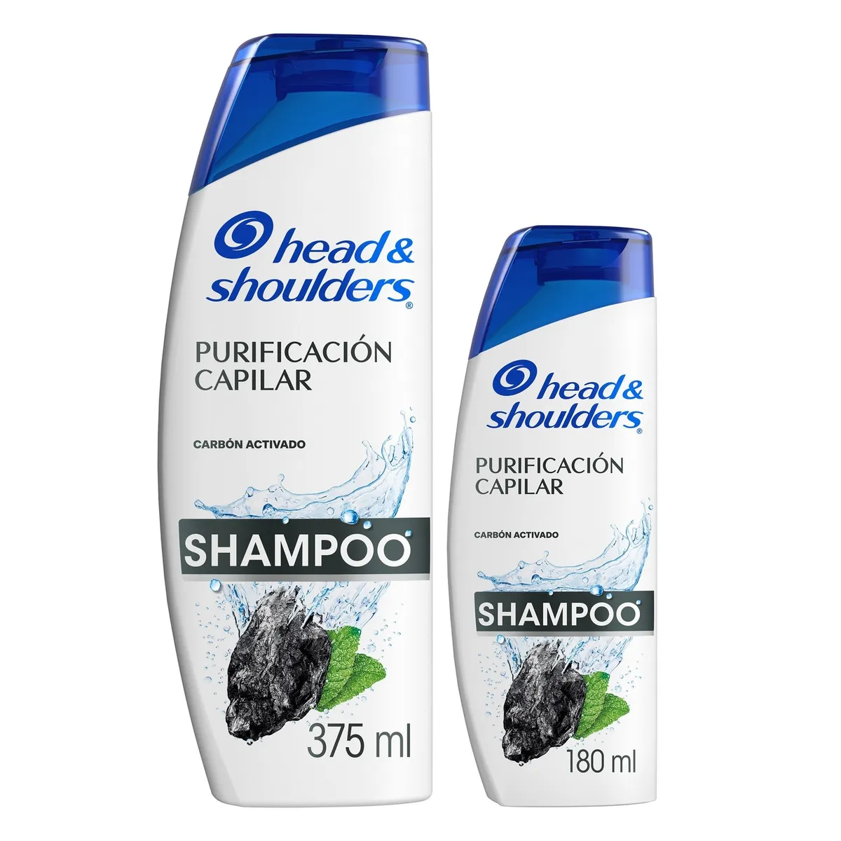 HEAD SHOULDERS - Shampoo Head & Shoulders Purificación Capilar Carbón Empaque 2 Und