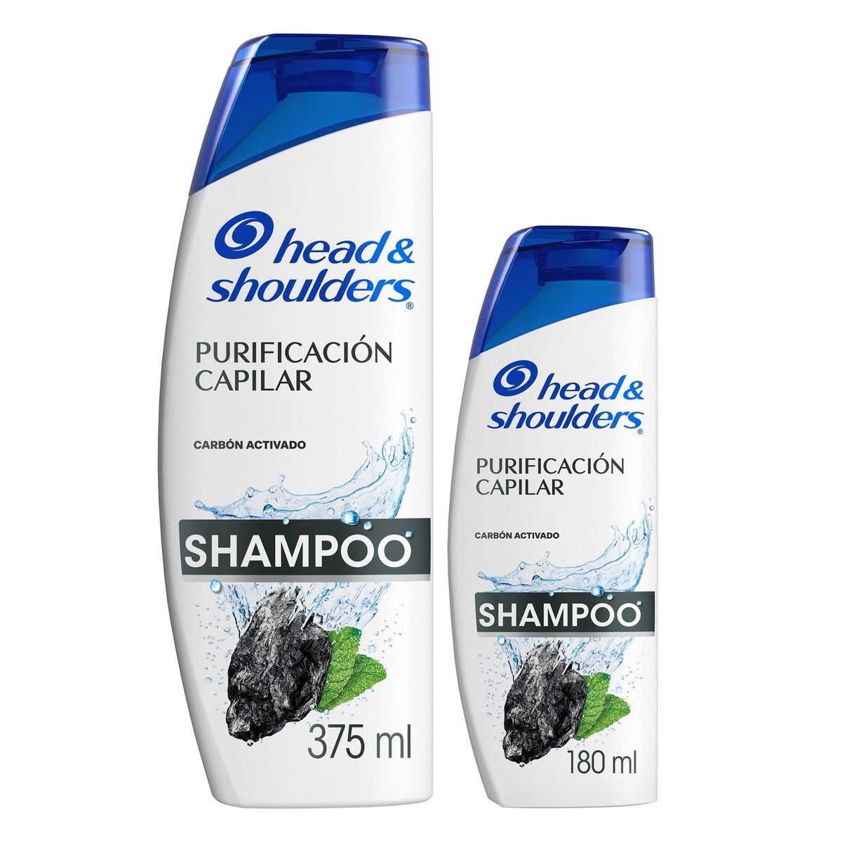 HEAD SHOULDERS - Shampoo Head & Shoulders Purificación Capilar Carbón Empaque 2 Und