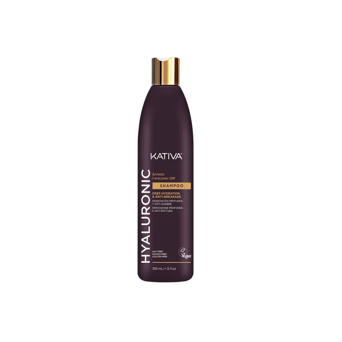 KATIVA - Shampoo Kativa Hyaluronic Keratin Coenzyme Q10 Envase 355 mL