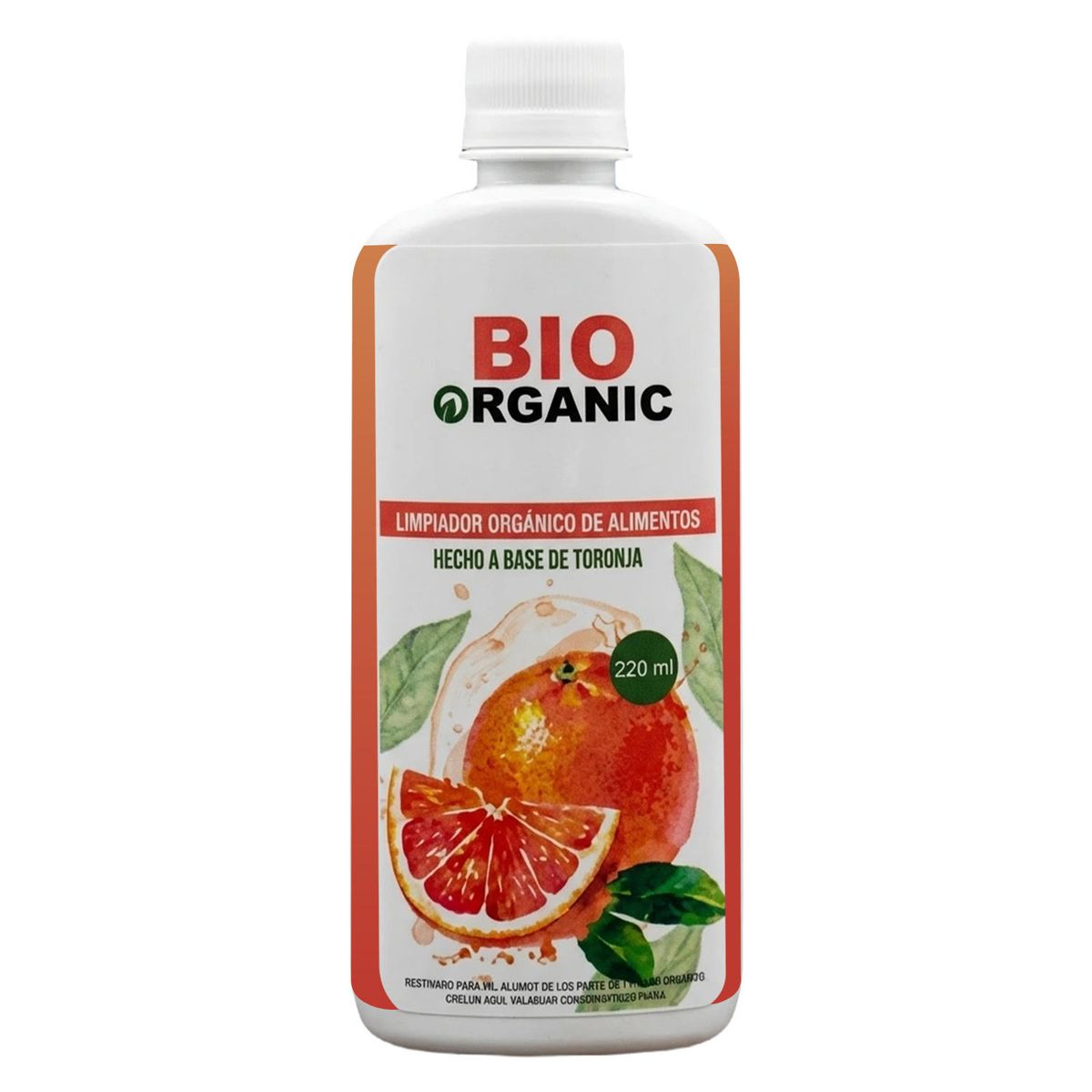 TOTTUS VERDURAS - Desinfectante de alimentos Bio Organic Toronja x 220 ml