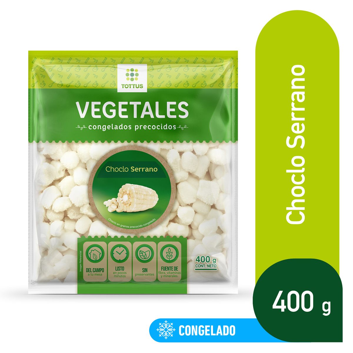 TOTTUS - Choclo Serrano en Granos Tottus Bolsa 400 g