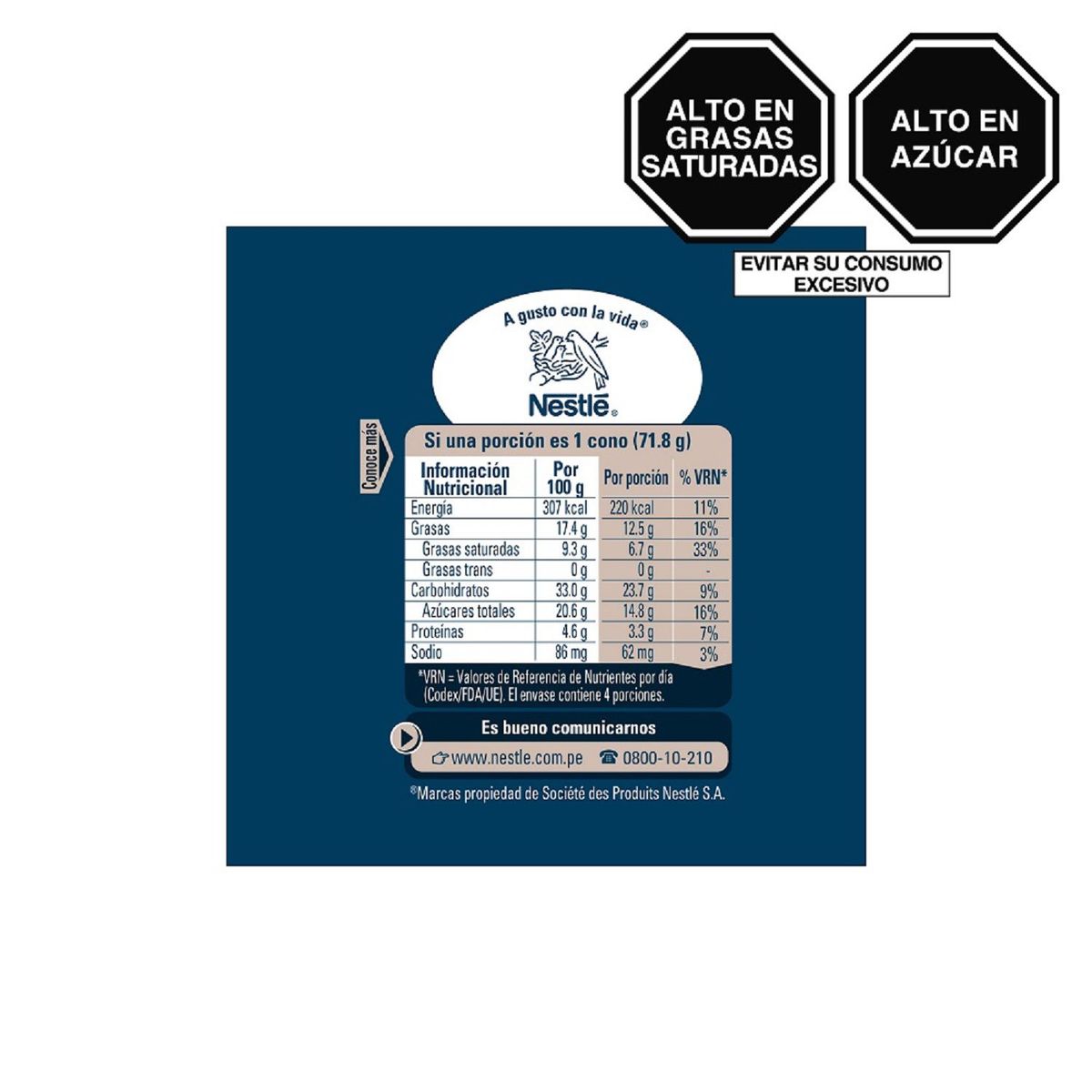 FRIO RICO - Helado Donofrio Frio Rico Vainilla Caja 4 Und