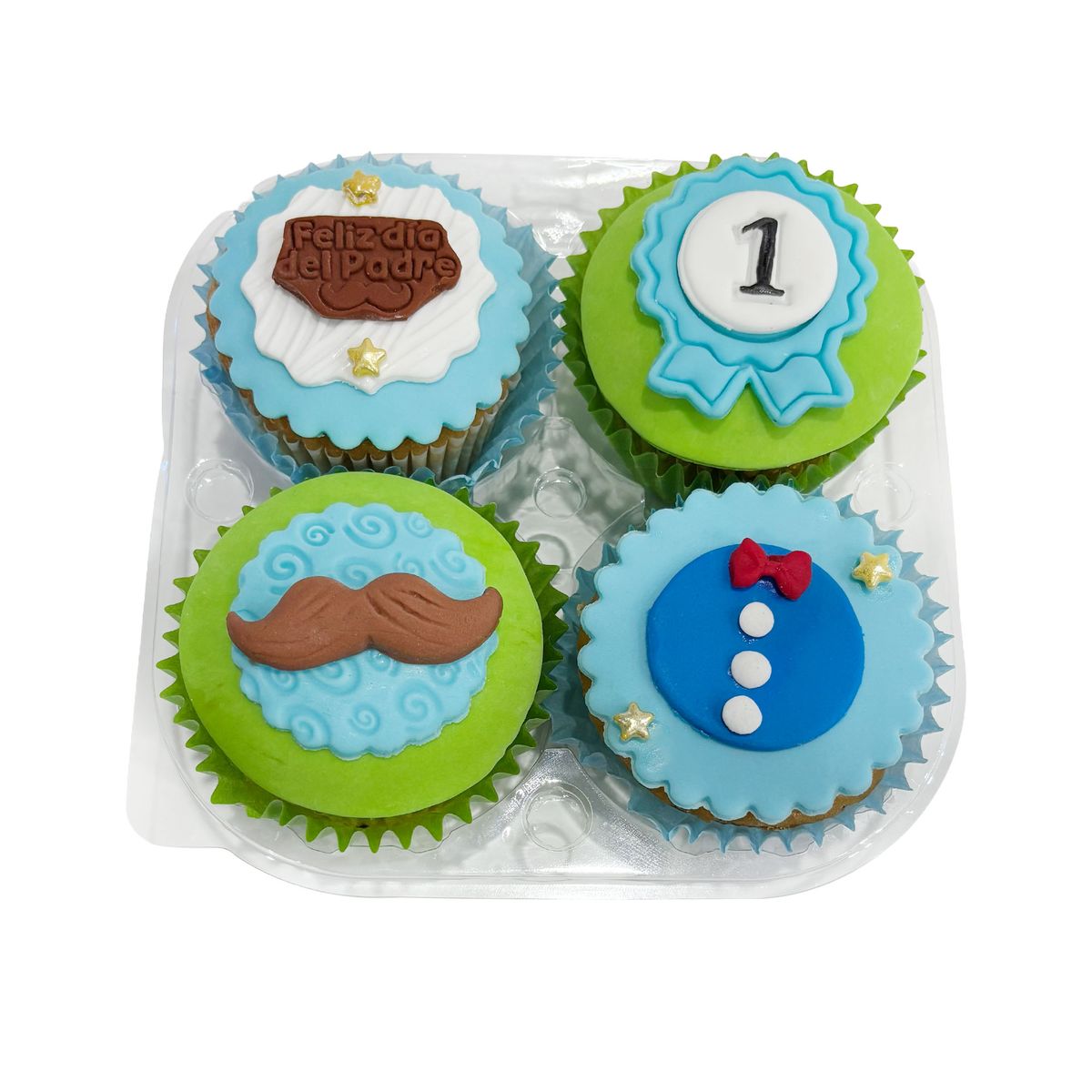  - CUPCAKE CON MASA FONDANT X 4U