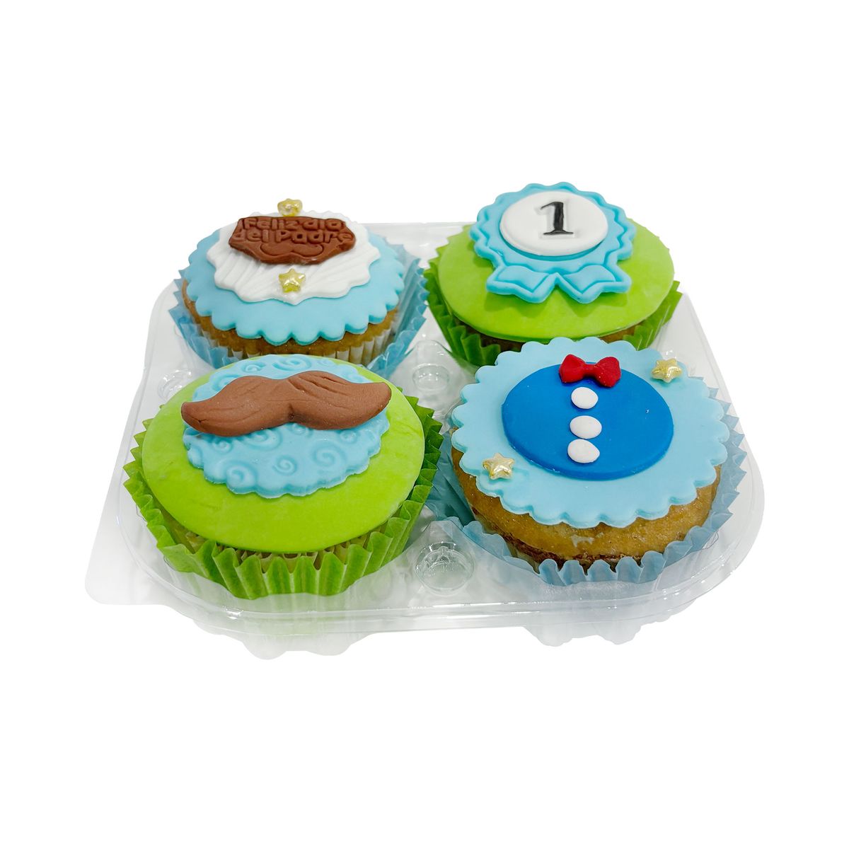  - CUPCAKE CON MASA FONDANT X 4U