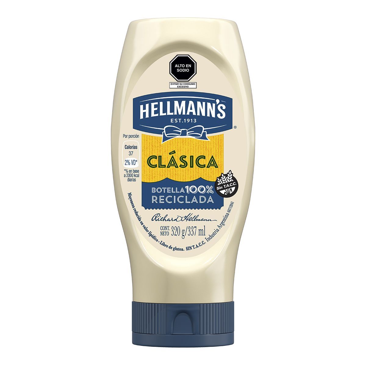 HELLMANNS - Hellmanns Mayonesa Original Squeez 320 g