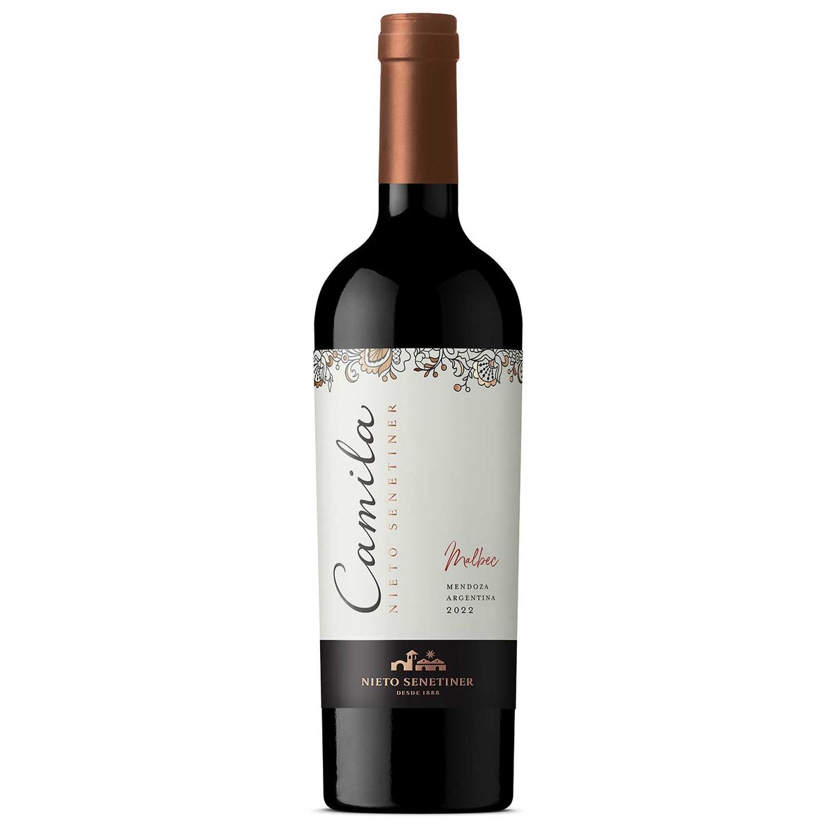 NIETO SENETINER - Vino Nieto Senetiner Camila Malbec Botella 750 mL