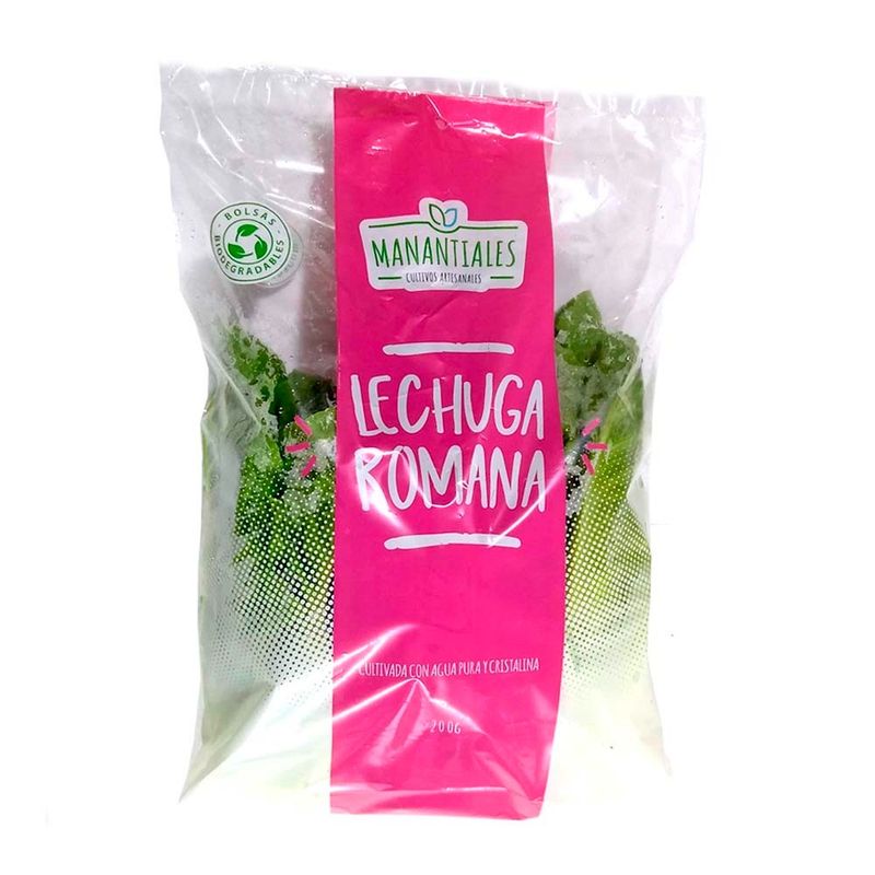MANANTIALES - Lechuga Romana Manantiales 200 g