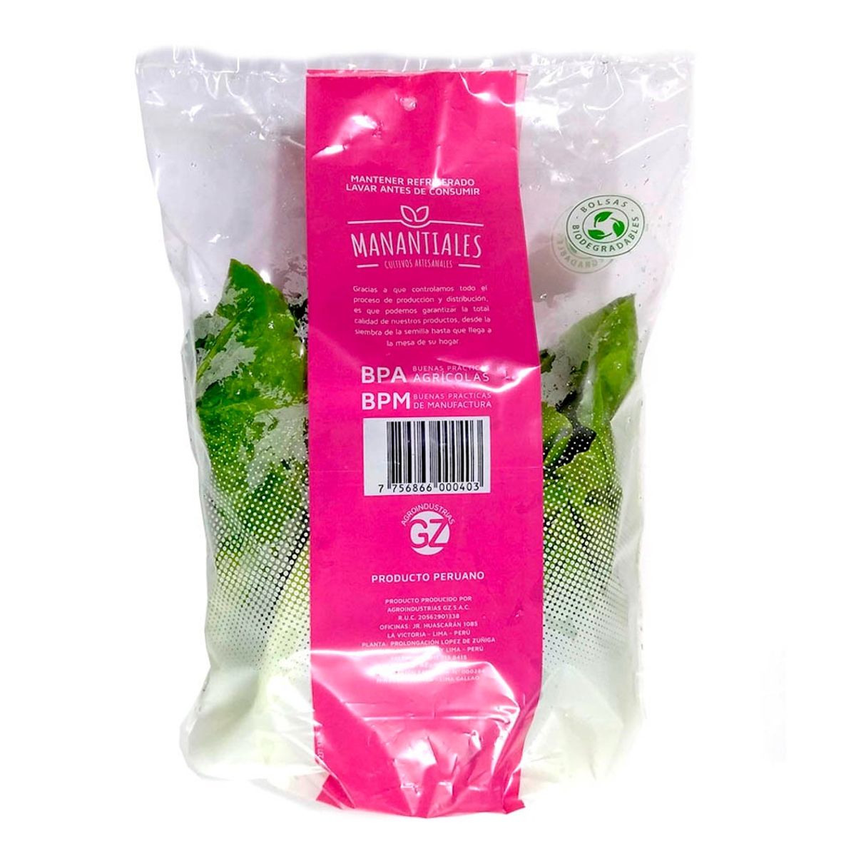 MANANTIALES - Lechuga Romana Manantiales 200 g