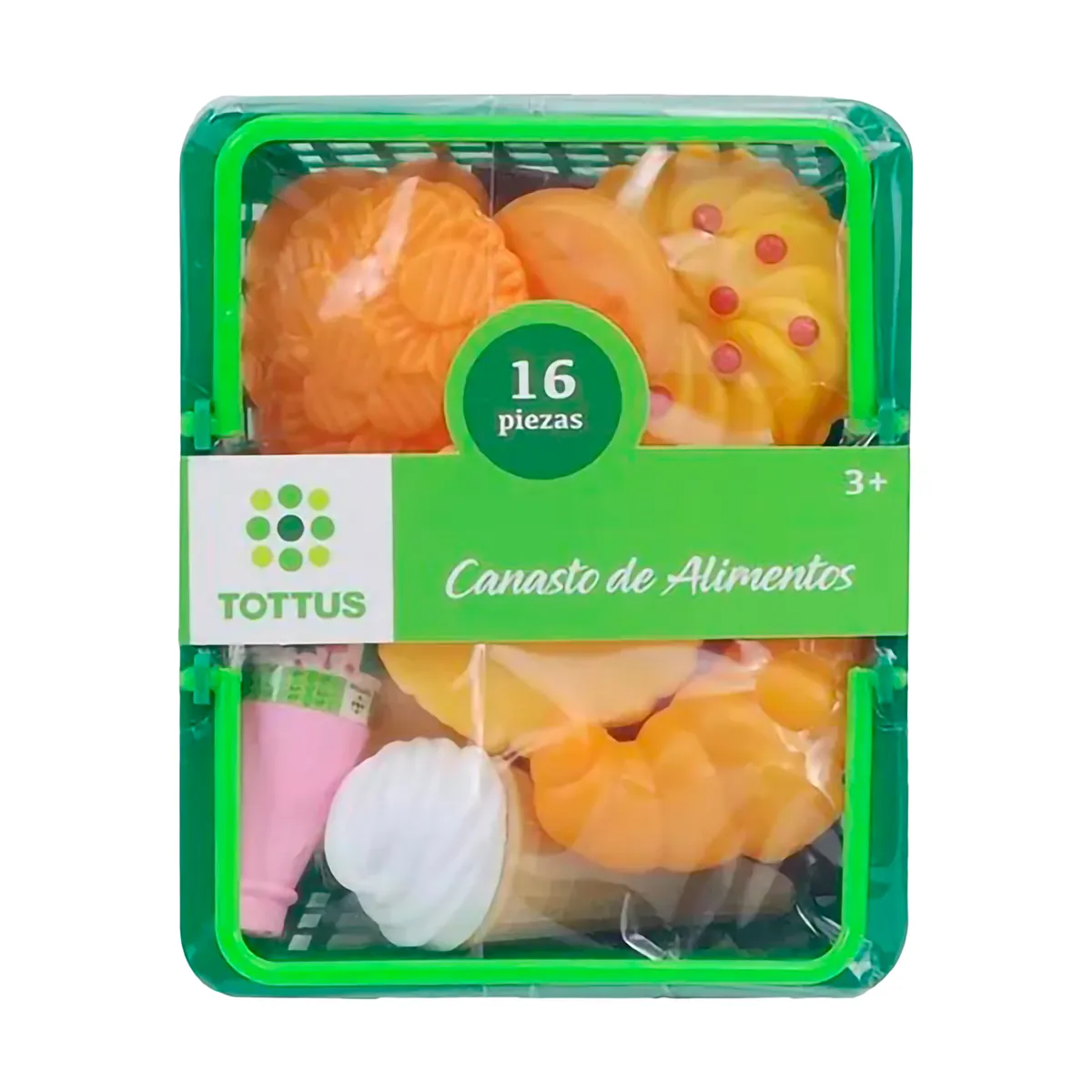 TOTTUS - Canasta Frutas y Verduras 16 Pzas