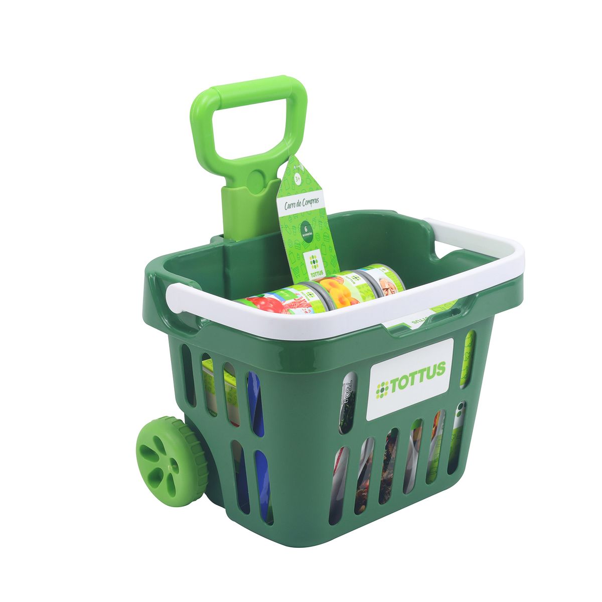 TOTTUS - Carrito Supermercado con Accesorios