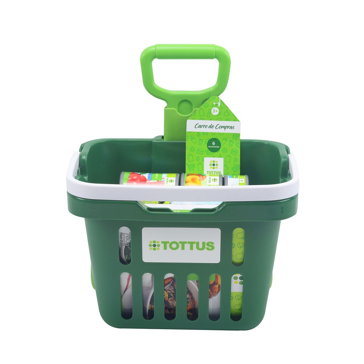 TOTTUS - Carrito Supermercado con Accesorios