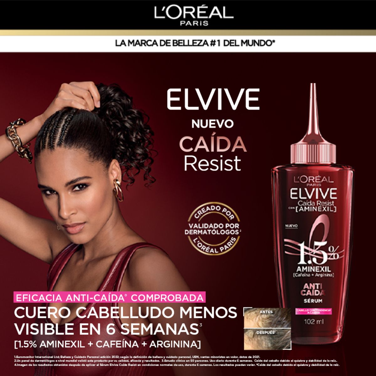 ELVIVE - Sérum Capilar Elvive Caída Resist Envase 102 mL