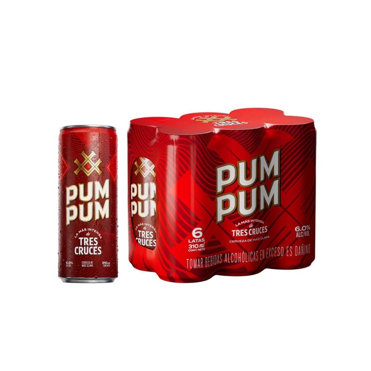 PUM PUM - Cerveza Pum Pum Sixpack Lata 310 mL