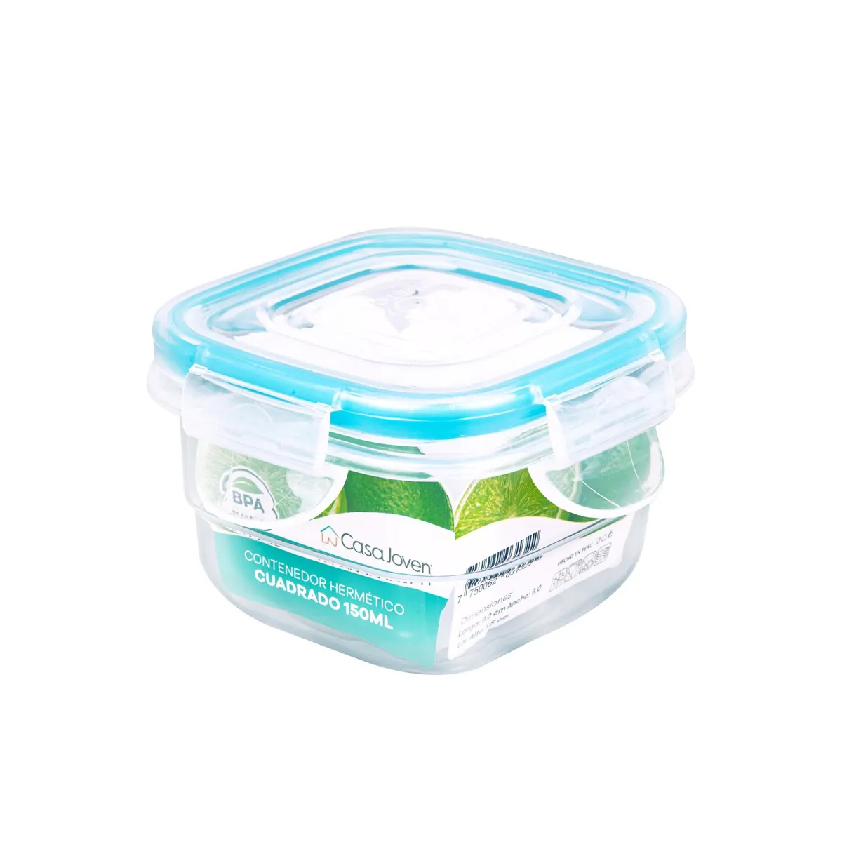 Casa Joven - Contenedor Hermético Cuadrado 150mL