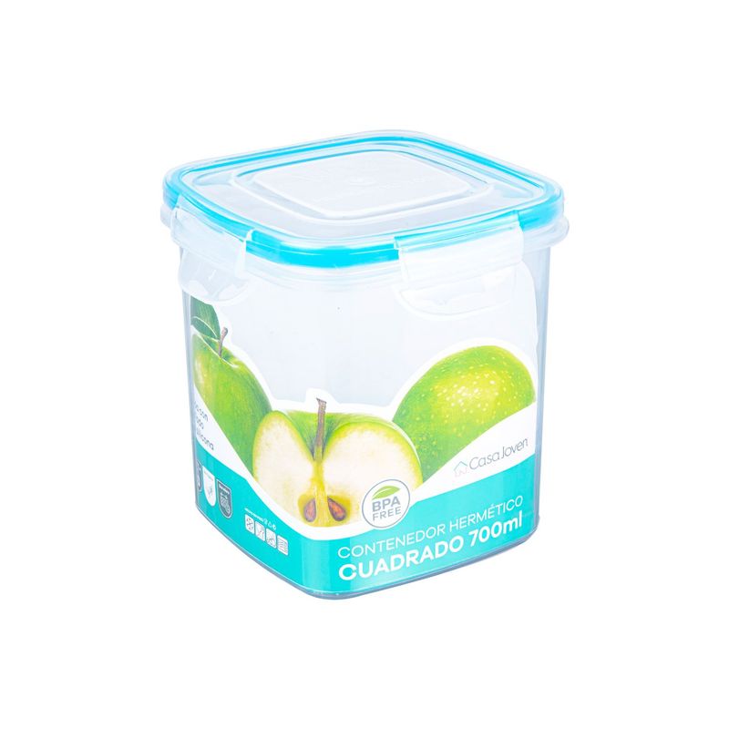 Casa Joven - Contenedor Hermético Cuadrado 700mL