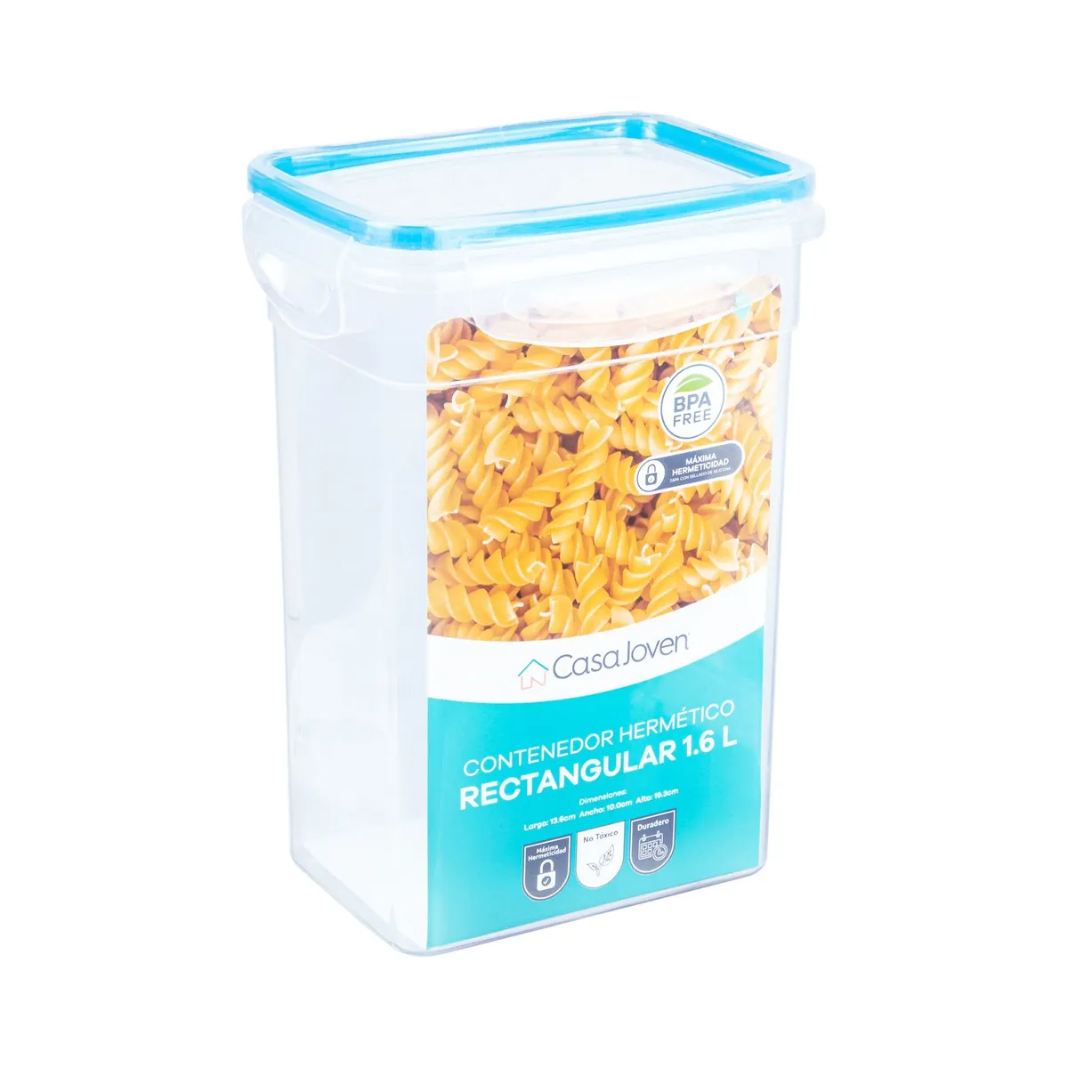 Casa Joven - Contenedor Hermético Rectangular 1.6L