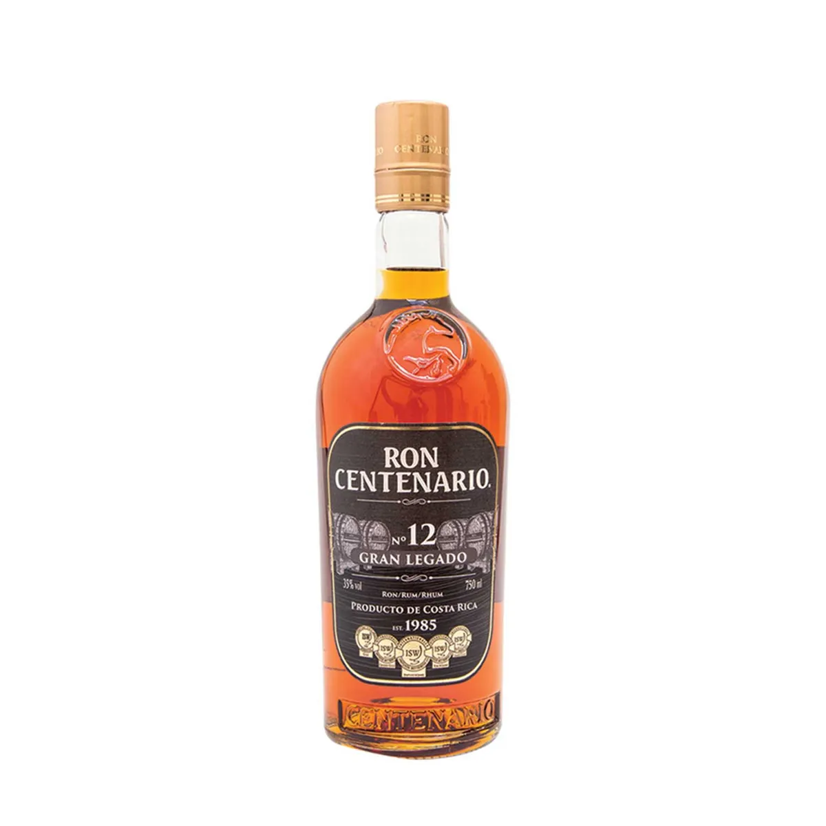 CENTENARIO - Ron Centenario 12 Años Botella 750 mL