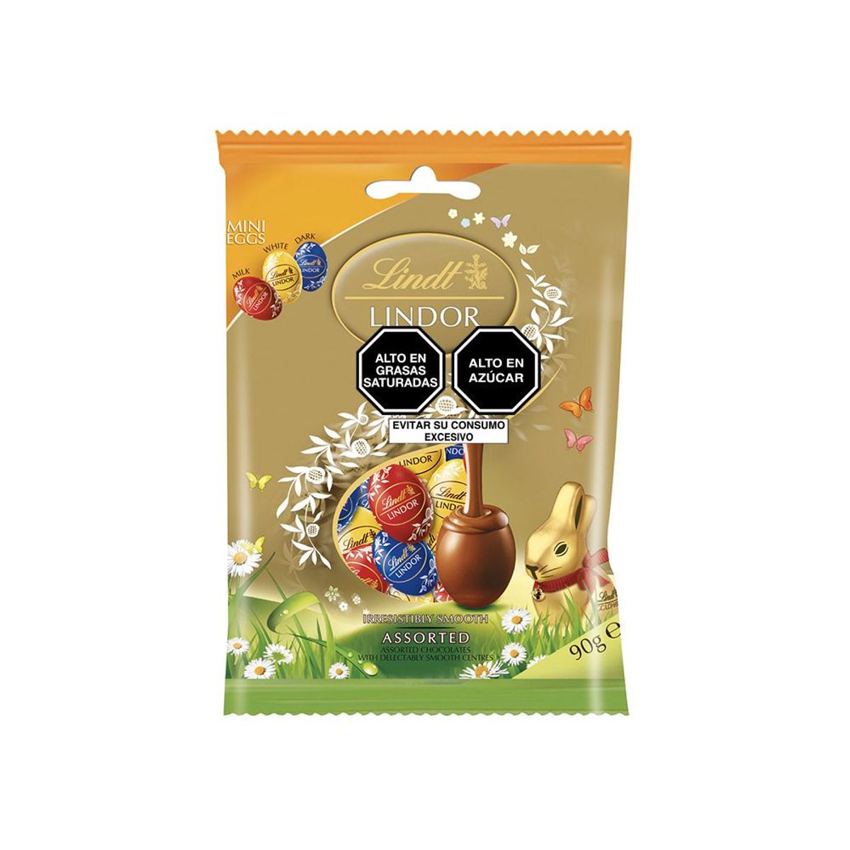 LINDT - Chocolate Lindt Mini Eggs Surtido Empaque 90 g