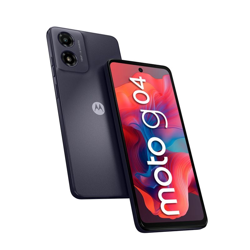 MOTOROLA - Smartphone Moto G04 4+128 Negro