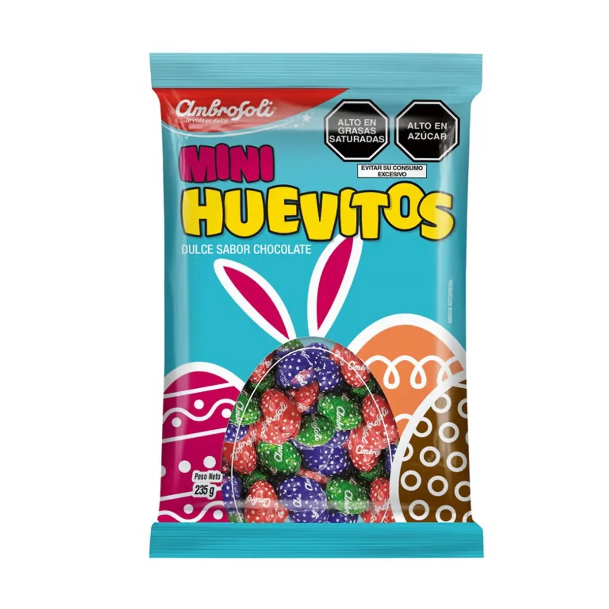 AMBROSOLI - Chocolate Ambrosoli Mini Huevitos Bolsa 235 g