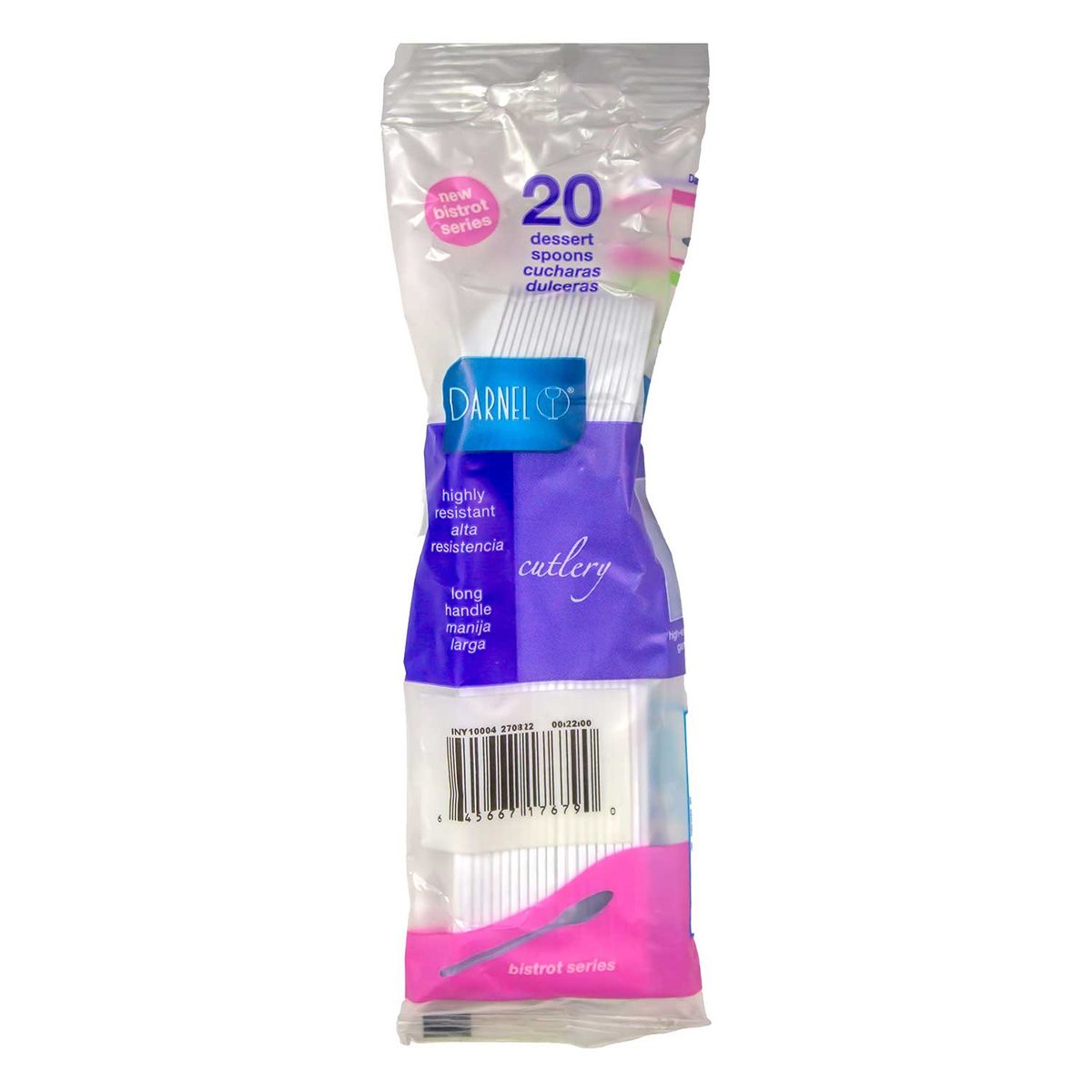 DARNEL - Cuchara Darnel Dulcera Series Blanca Empaque 20 Und