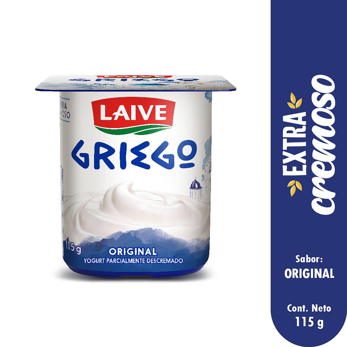 LAIVE - Yogurt Laive Griego Original Envase 115 g