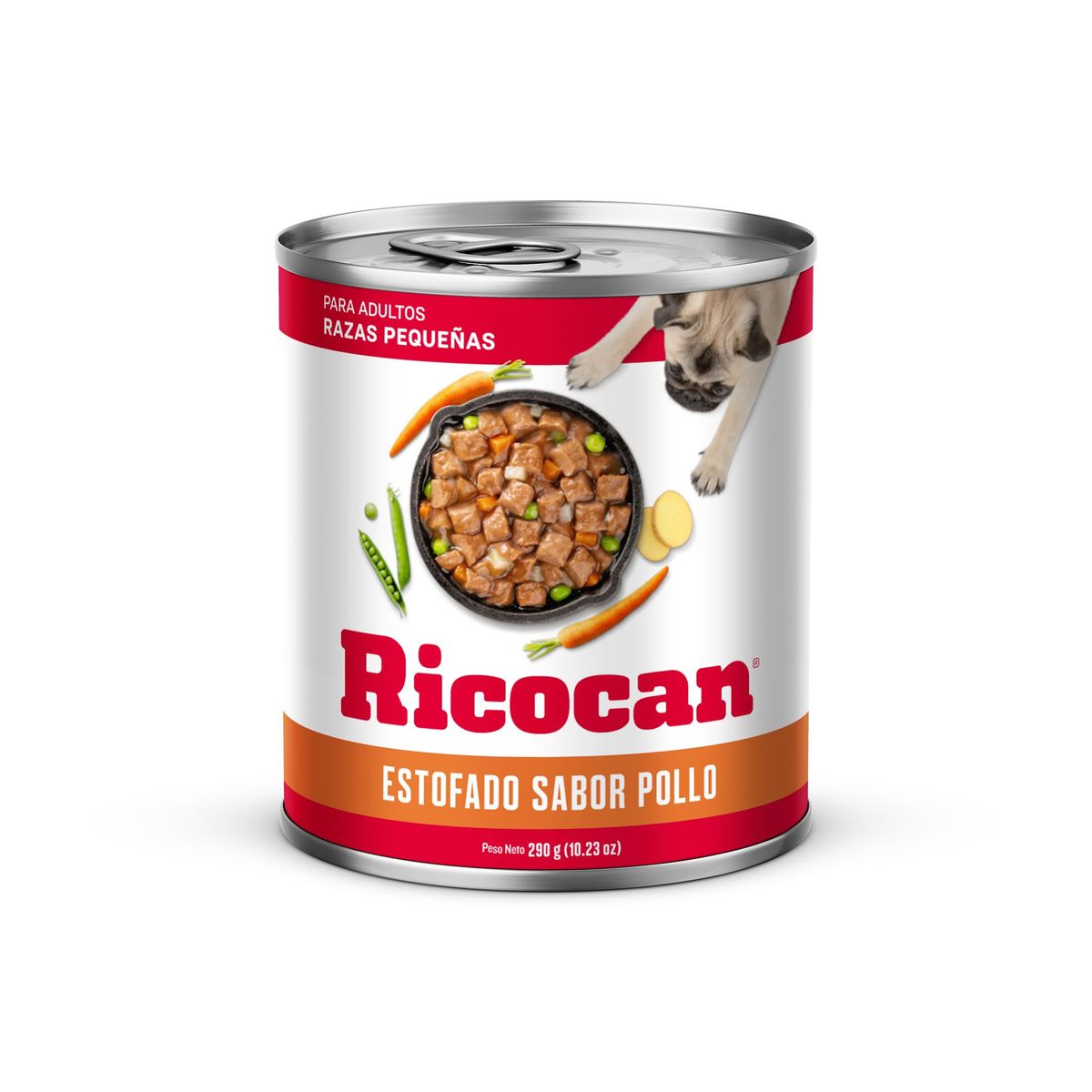 RICOCAN - Estofado de Pollo Perros Adultos Pequeños Ricocan Lata 290 g