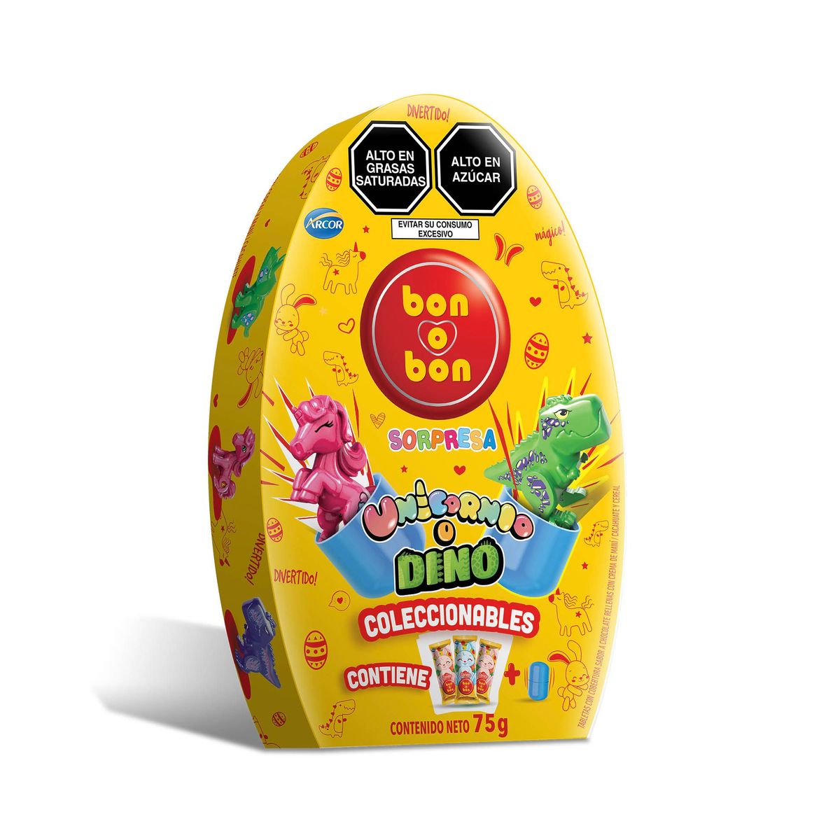 BON O BON - Conejo Bob Sorpresa 16D x 72 g