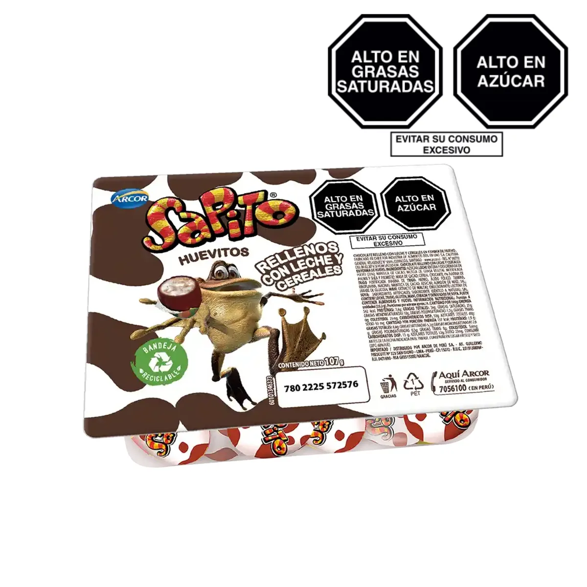 SAPITO - Huevo de Chocolate Sapito Empaque 107 g