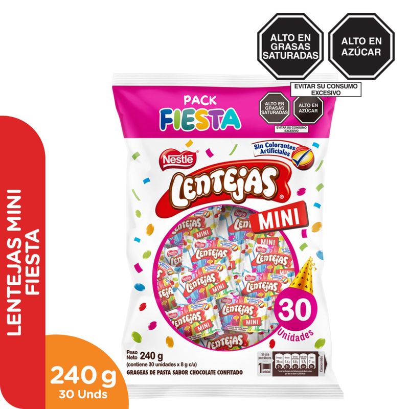 LENTEJAS - Pack Fiesta Lentejas Mini Bolsa 240 g x 30 Unidades