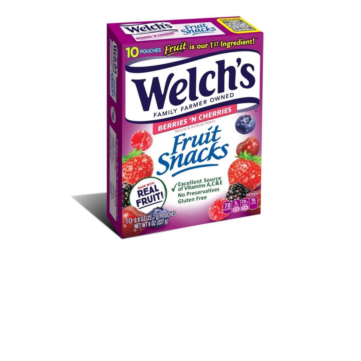 WELCHS - Gomitas Welchs Berries & Cherries Bolsa 227 g