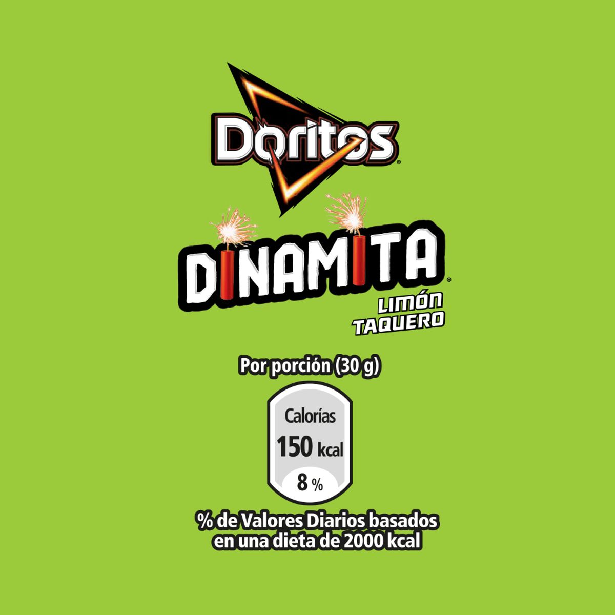 DORITOS - Tortillas de Maíz Doritos Dinamita Limón Bolsa 200 g